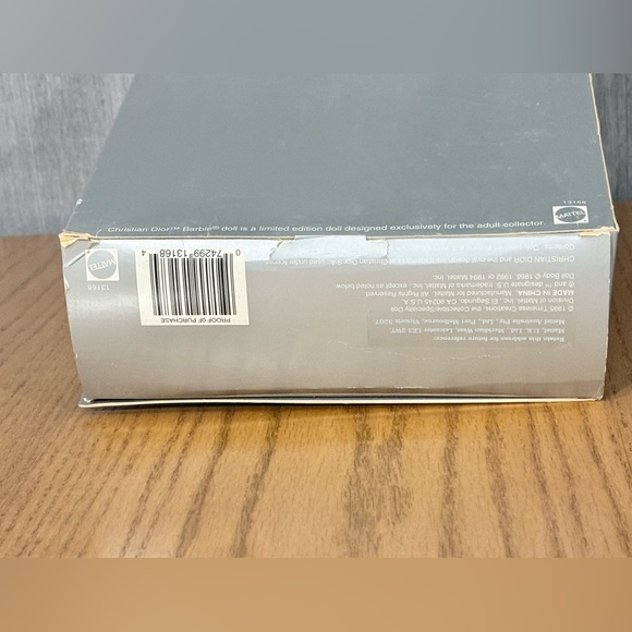 Vintage Christian Dior x Barbie Mattel 1995 Limited Edition New in Box 13168 - Picture 7 of 13